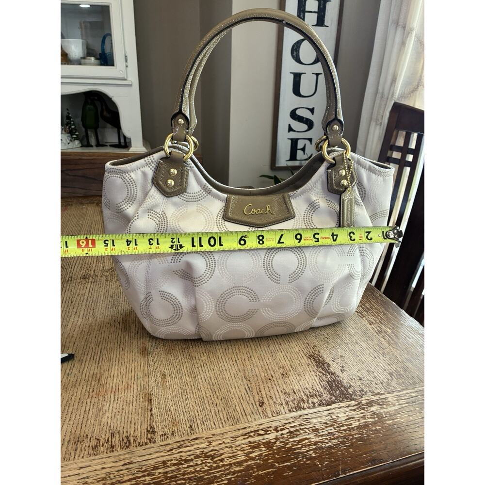Coach ASHLEY Signature Jacquard Satchel Shoulder Purse F23311 MSRP $358 NEW - Picture 12 of 12